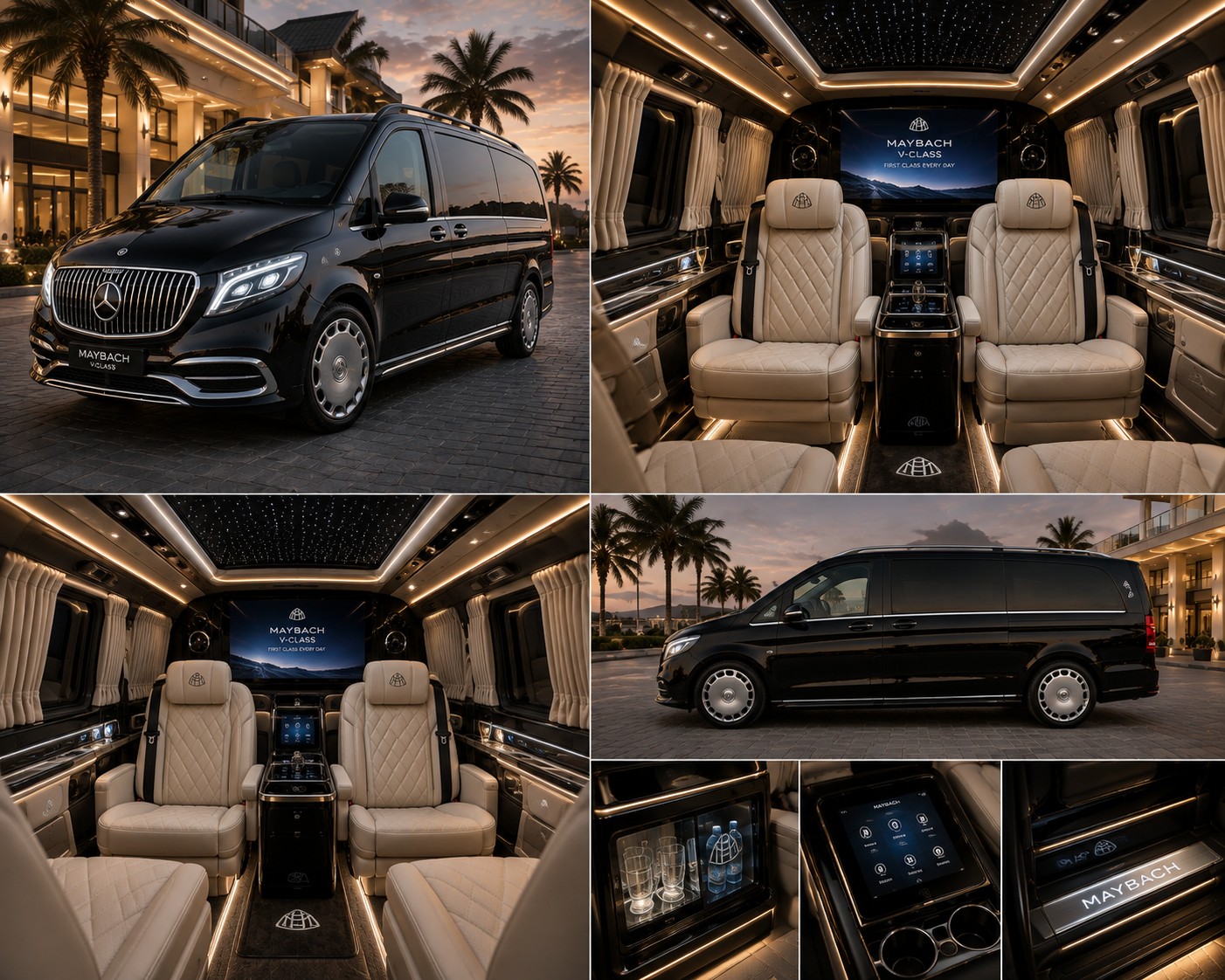 Mercedes V-Class Business Lounge Punta Cana airport transfer vehicle